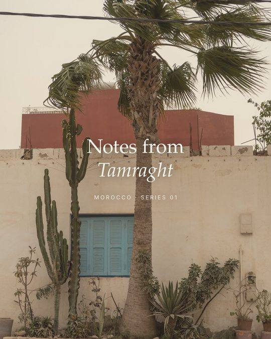 Series cover: Notes from Tamraght